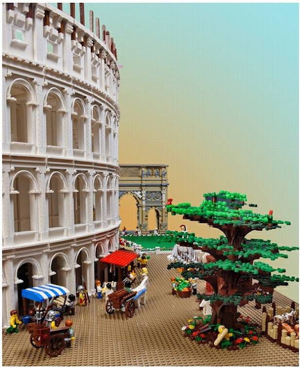 Koloseum z 200 tys. klocków (Fot. eBay Free Legos)