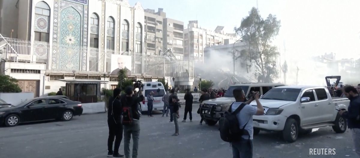 Atak Izraela na konsulat Iranu w Syrii