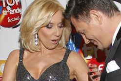 Ale wpadka! Młynarskiej podwinęła się sukienka!