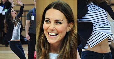 Kate Middleton pokazała brzuszek!