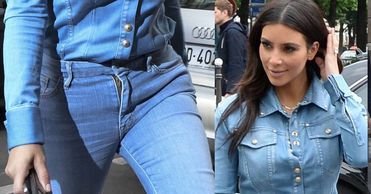 Kardashianka w za ciasnych spodniach!