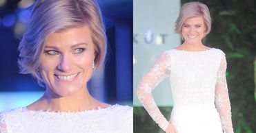 Anna Głogowska w ślubnej sukni. Prawda, że jej do twarzy?