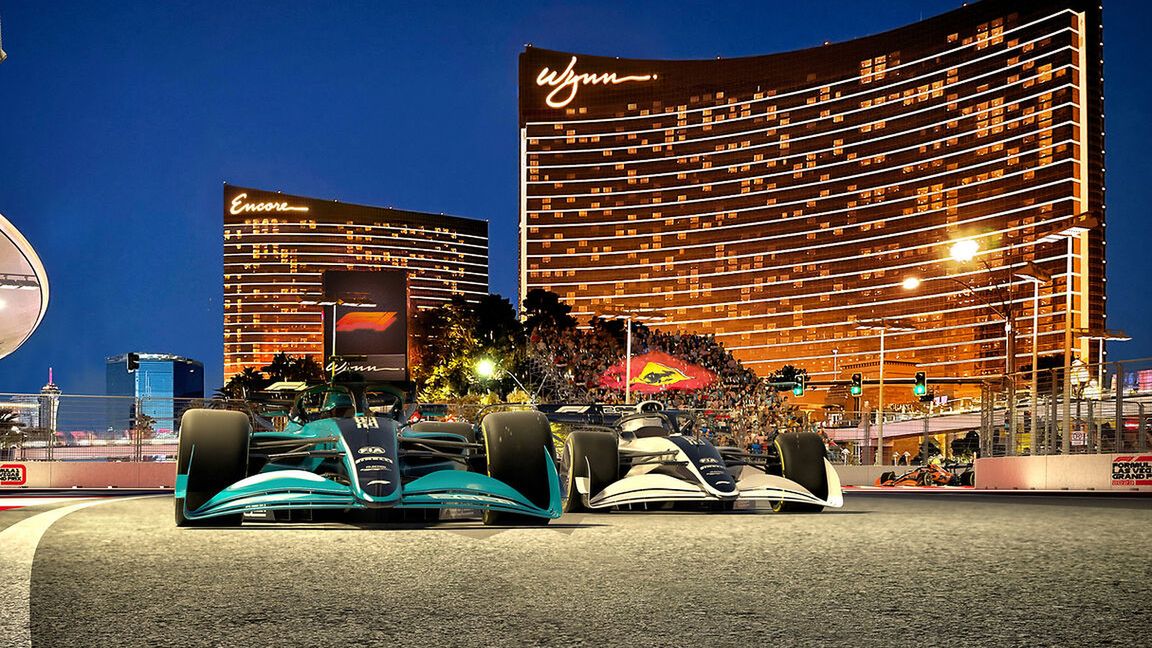 Materiały prasowe / Formula 1 / Na zdjęciu: tor F1 w Las Vegas