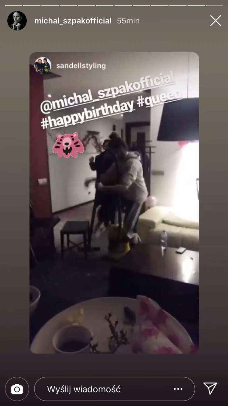 Michał Szpak świętował urodziny
