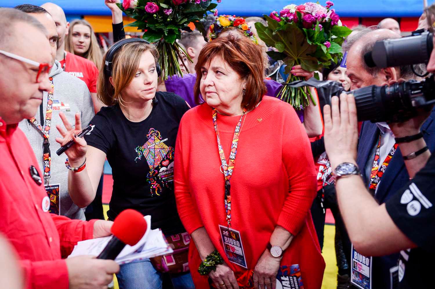 Jerzy Owsiak i Lidia Niedźwiedzka-Owsiak