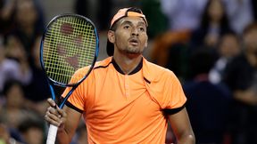 ATP Szanghaj: Nick Kyrgios wygwizdany po meczu. Skandaliczne zachowanie Australijczyka