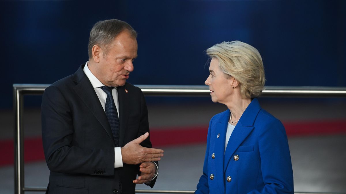 Donald Tusk, Ursula von der Leyen
Marcin Obara
EU, polityk, polityka, Rada Europejska, stosunki mi�dzynarodowe, szczyt, UE, Unia Europejska, wizyta, zagraniczna