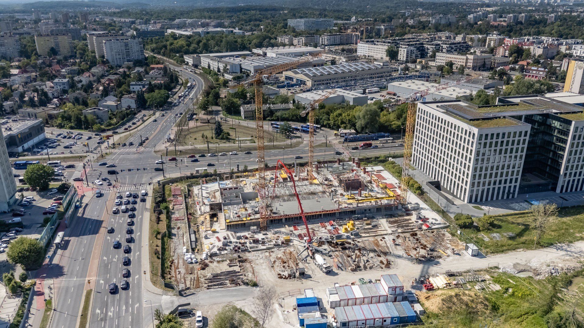 Budowa Tischnera Green Park w Krakowie