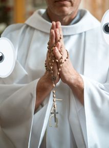 Priest peeping at men in a public toilet caught red-handed