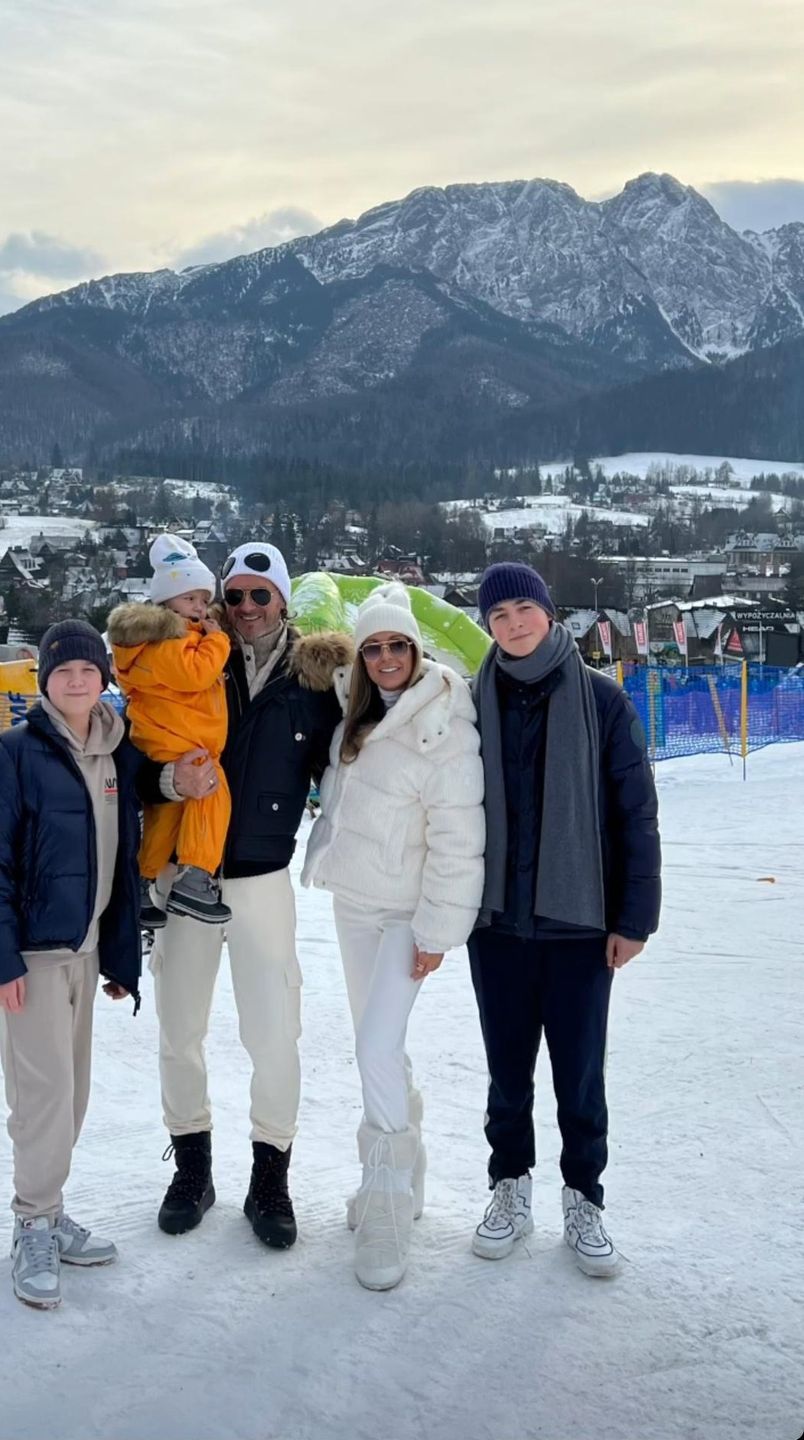 Małgorzata Rozenek z rodziną pobija Zakopane