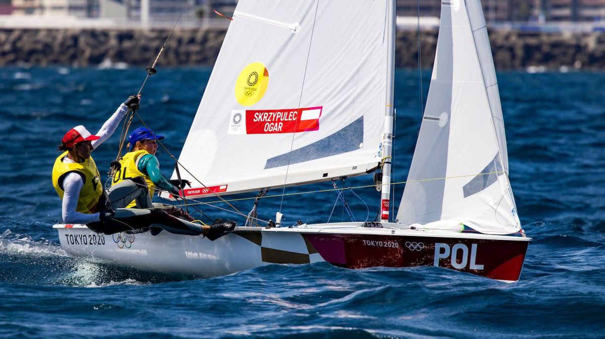Materiały prasowe / Polski Związek Żeglarski / Na zdjęciu: Agnieszka Skrzypulec i Jolanta Ogar