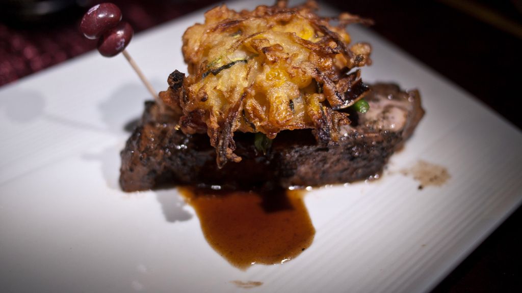 Duszona górka cielęca (mięso i tłuszcz)