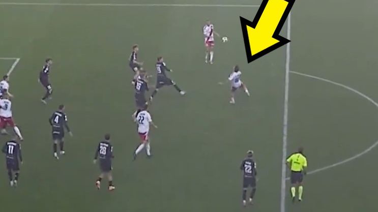 Twitter / Betclic 1 liga / Efektowny gol ŁKS-u Łódź