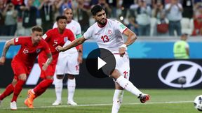 Mundial 2018. Tunezja - Anglia: gol Sassiego z rzutu karnego na 1:1 (TVP Sport)