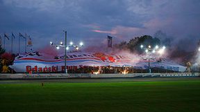 Oprawy i kibice podczas 10. kolejki