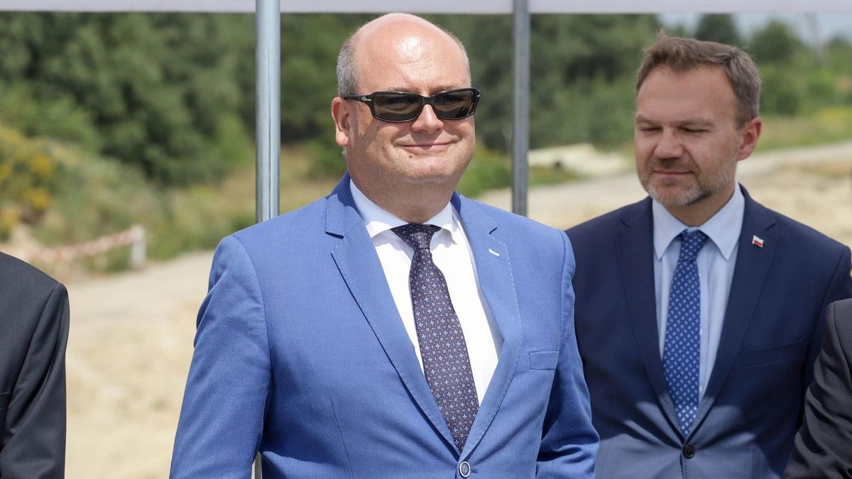 Witold Słowik jeszcze jako wiceminister.