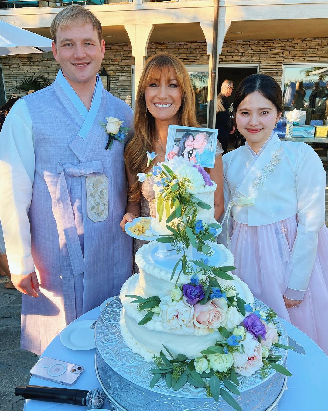 Jane Seymour na ślubie syna