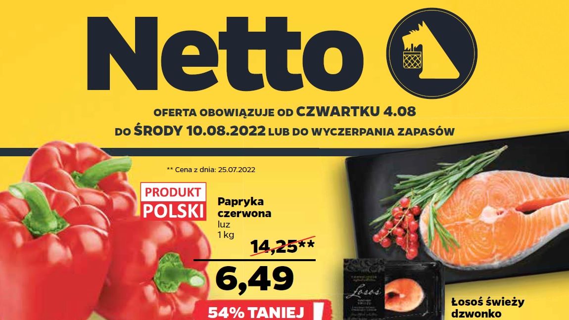 Netto gazetka od 4.08 22 - czwartku 4 sierpnia
