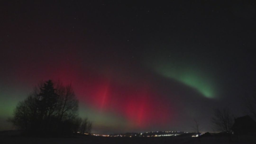 Zorza polarna nad Podhalem