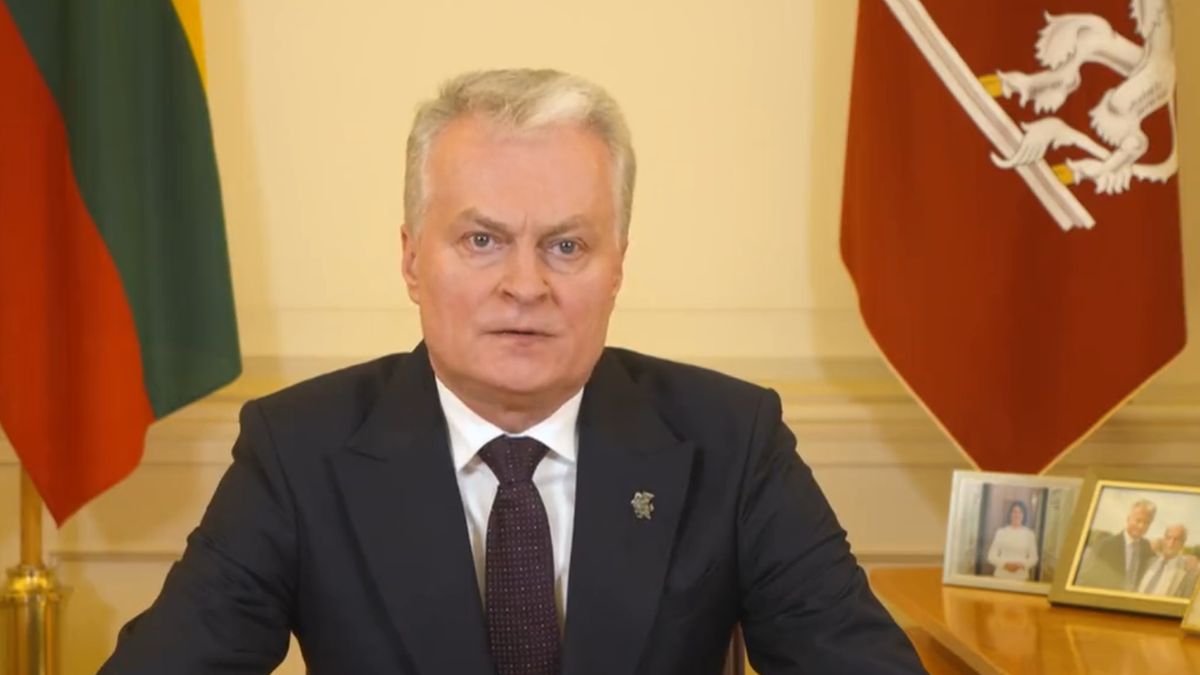 Prezydent Litwy Gitanas Nausėda