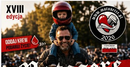 Oddadzą krew i ruszą w motocyklową paradę. Motoserce 2026 w Sendeniu Dużym