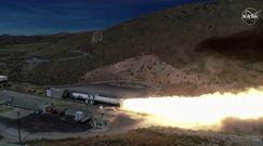 NASA przygotowuje się do misji Artemis. Nagranie z testów rakiety SLS