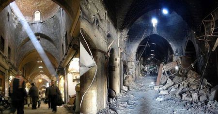 Syria przed i po wojnie - przerażające zdjęcia ukazujące zniszczenia i dramat mieszkańców