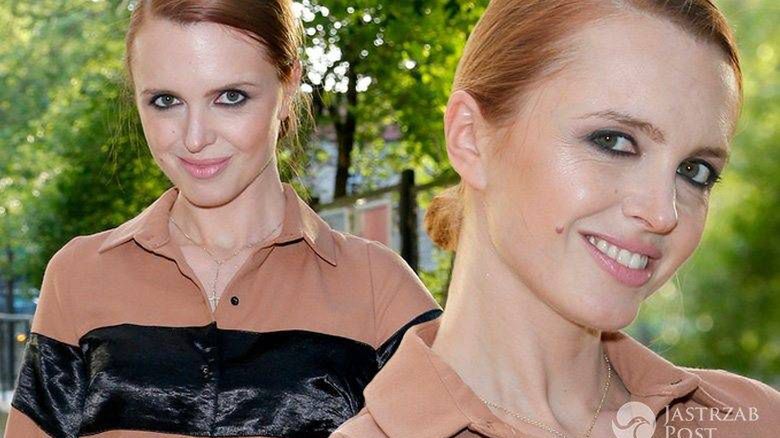 Katarzyna Burzyńska na pokazie kolekcji Michała Szulca jesień-zima 2016/2017 (fot. AKPA)