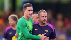 Ter Stegen zapytany o Flicka. Tak zareagował