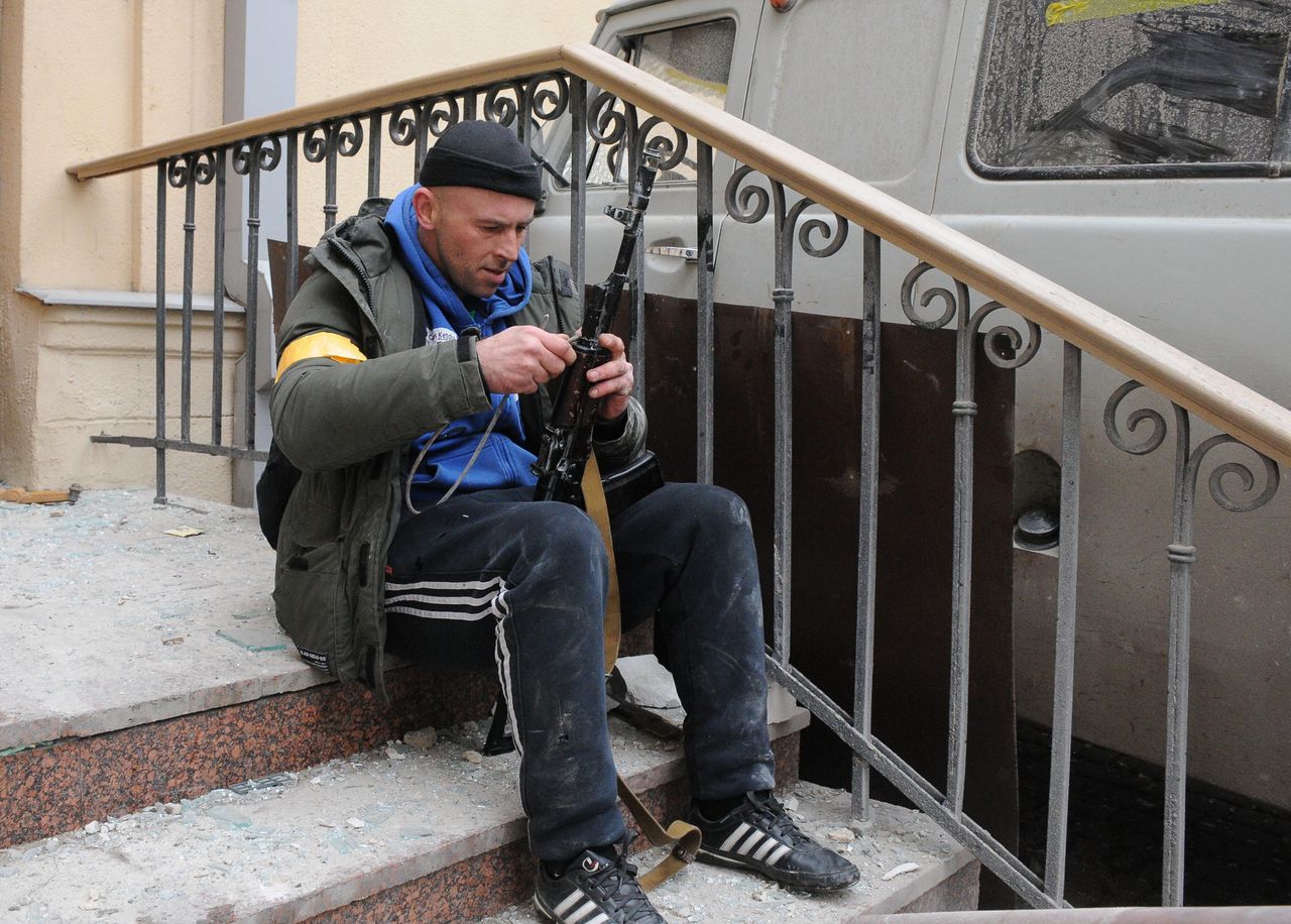 Wojna w Ukrainie: Ukraińska agencja stockowa udostępnia setki zdjęć z inwazji