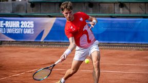 Polscy tenisiści bez powodzenia na Uniwersjadzie. W singlu same przegrane