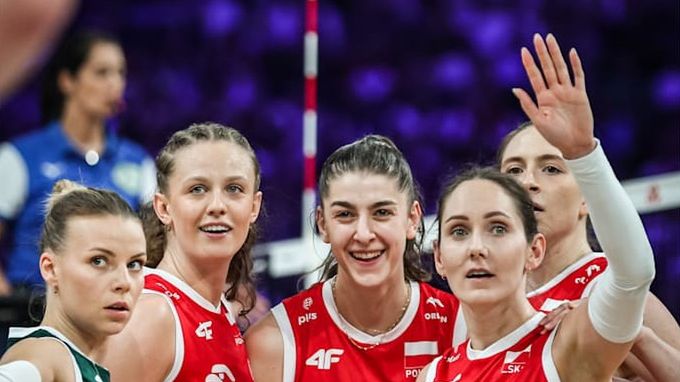 Materiały prasowe / VolleyballWorld / Na zdjęciu: siatkarki reprezentacji Polski