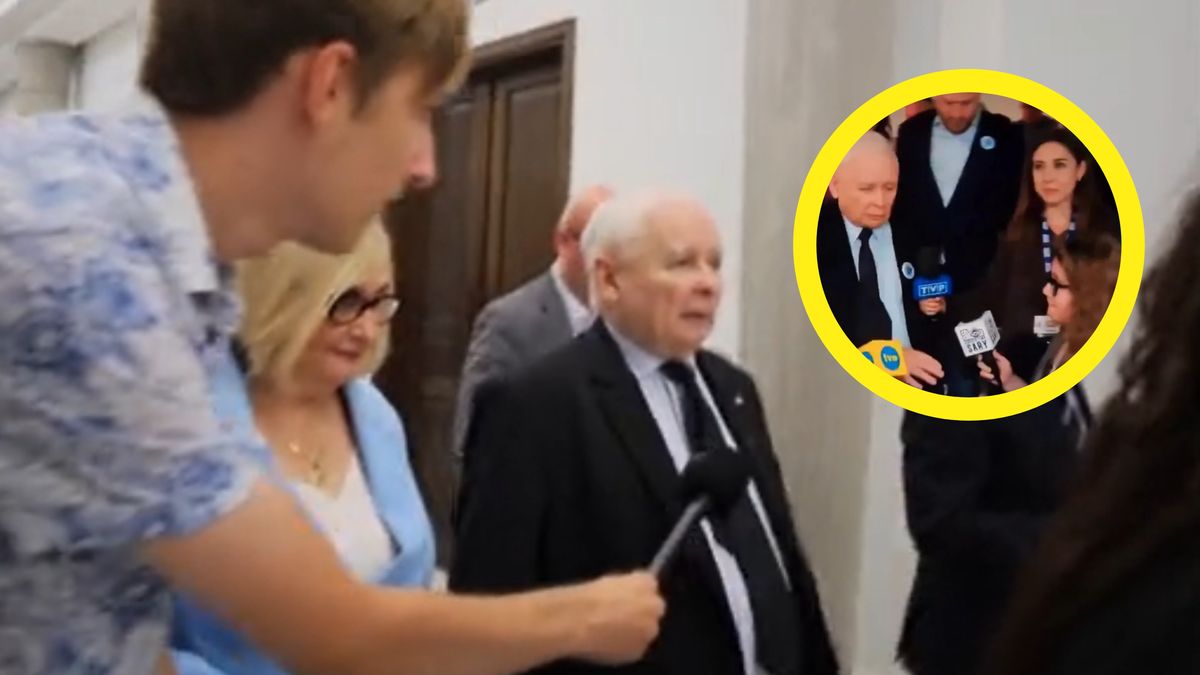 Jarosław Kaczyński znów zapytany o, czy wolność słowa jest dla dzieci