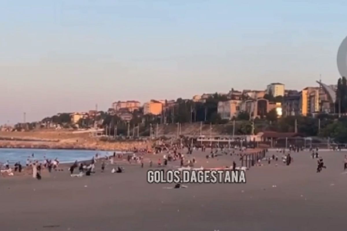 Ludzie uciekali z plaży. Dramatyczne sceny w Rosji