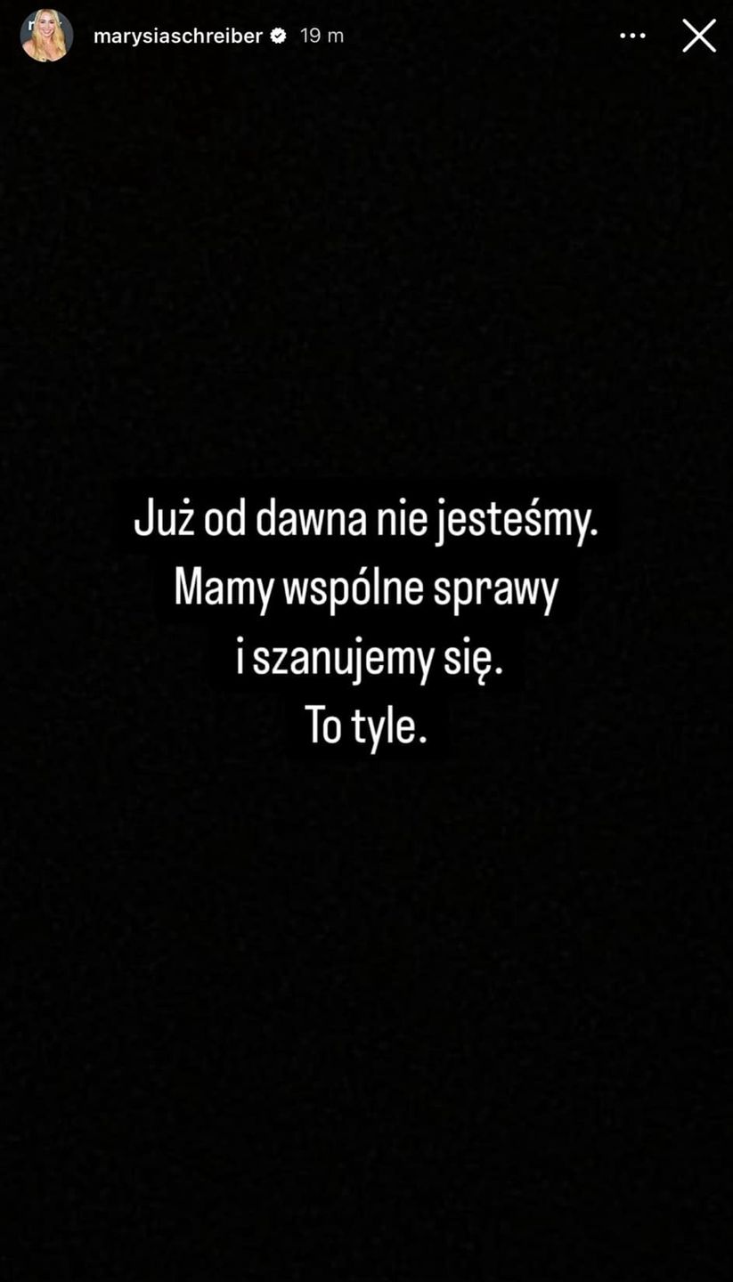 Marianna Schreiber POTWIERDZA rozstanie z Przemysławem Czarnecki