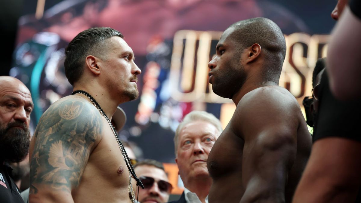 PAP/EPA / ANDY RAIN / Na zdjęciu: Ołeksandr Usyk i Daniel Dubois