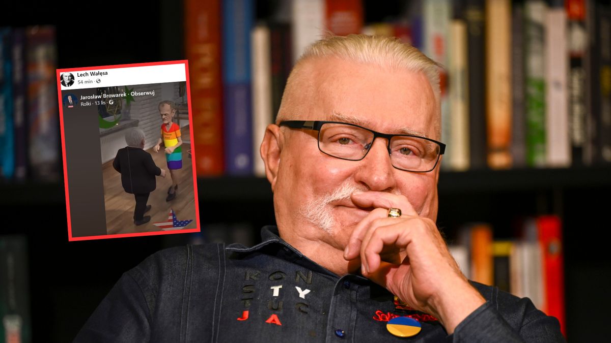 Lech Wałęsa w mediach społecznościowych udostępnił dziwne nagranie 