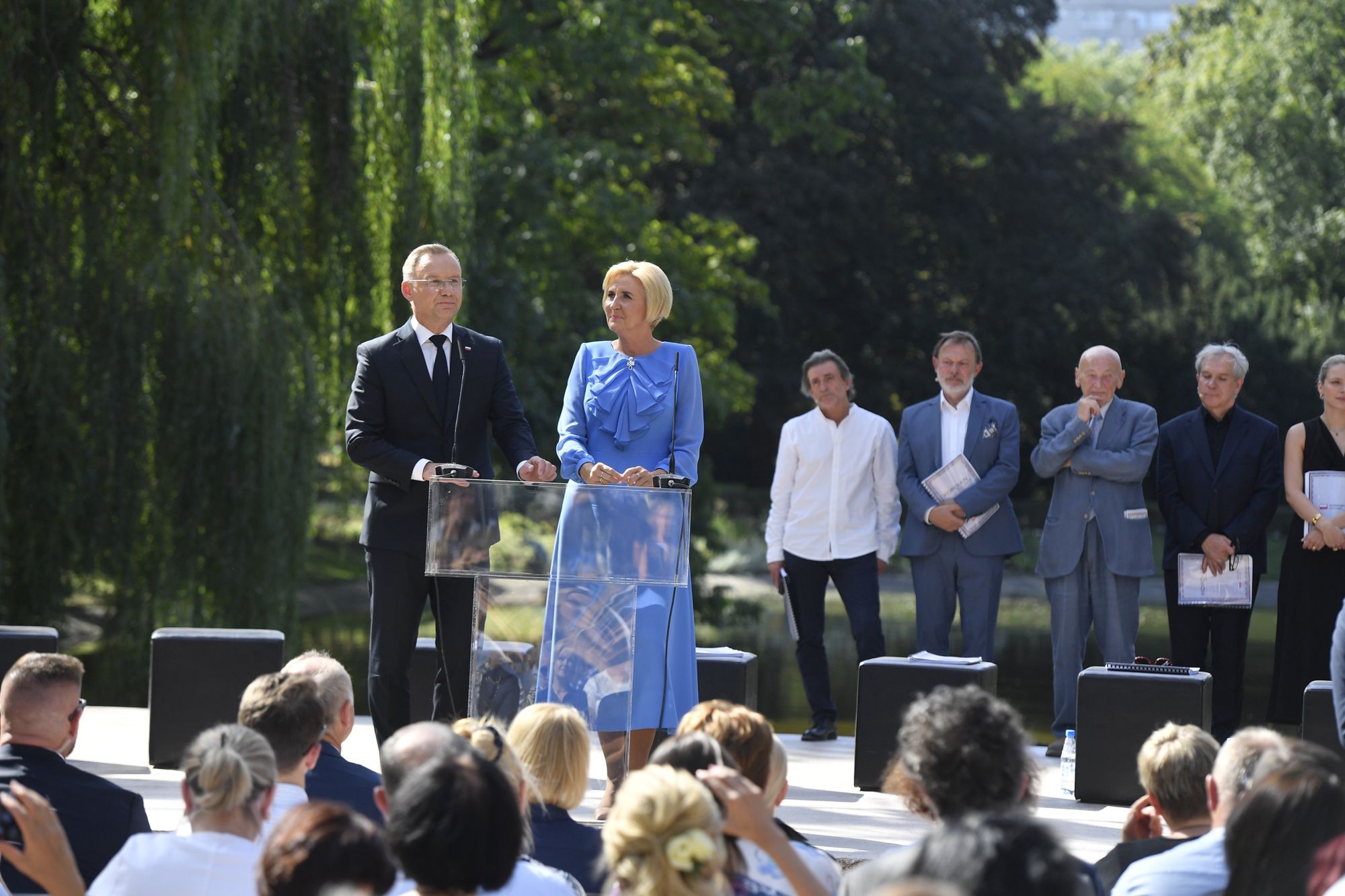 Andrzej Duda, Agata Kornhauser-Duda na Czytaniu Narodowym