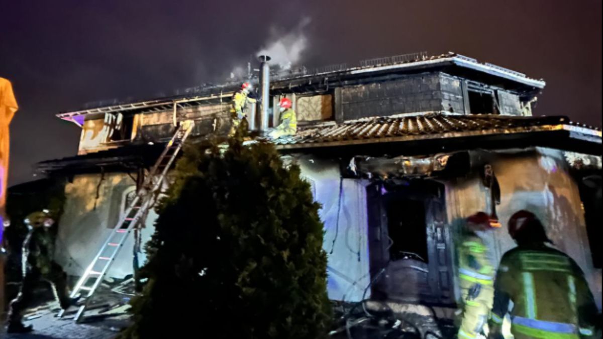 Pożar restauracji w Piekarach Śląskich