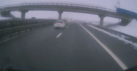 Mrożąca krew w żyłach sytuacja na autostradzie