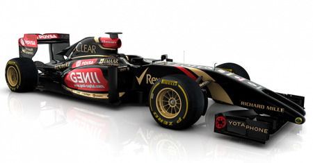 Lotus E22 - dużo się dzieje