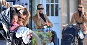 Elegancka Irina Shayk spaceruje z małą Leą po Nowym Jorku (ZDJĘCIA)