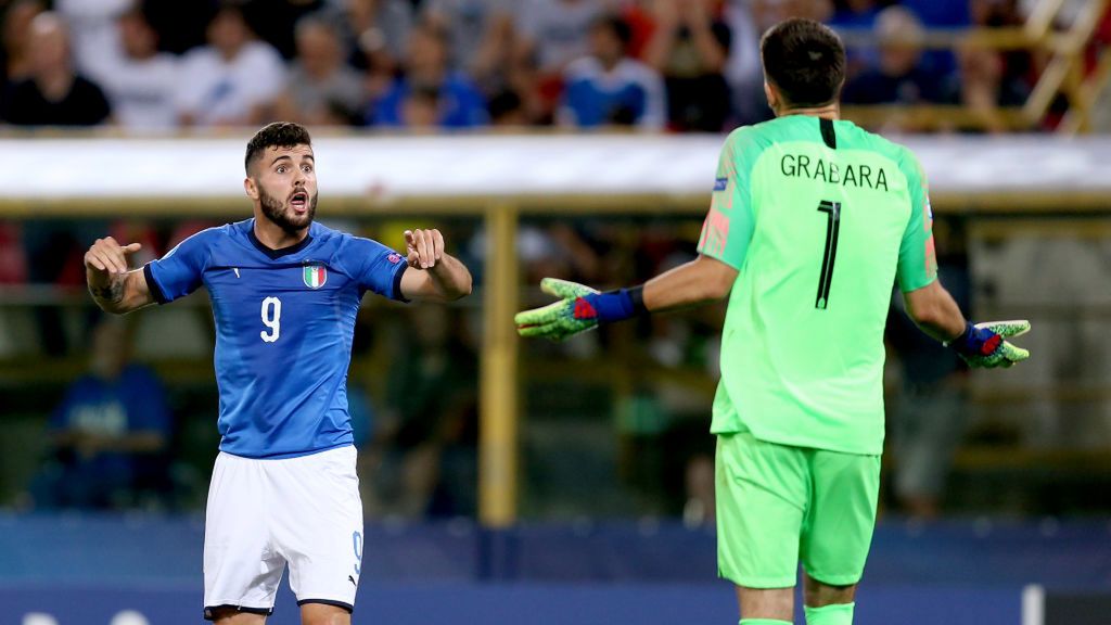 Getty Images / Danilo Di Giovanni/Soccrates / Na zdjęciu: Patrick Cutrone i Kamil Grabara