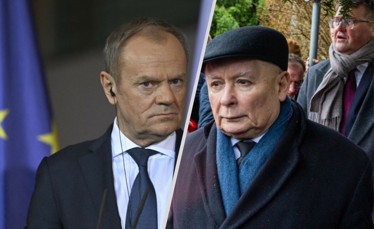 donald tusk, jarosław kaczyńki, wysokość emerytur, waloryzacja Waloryzacja emerytur Tuska i Kaczyńskiego. Wiadomo, kto otrzyma więcej