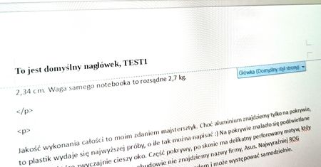 LibreOffice Writer: jak wstawić nagłówek i stopkę?