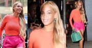 Beyonce w Nowym Jorku w różowych szortach (ZDJĘCIA)