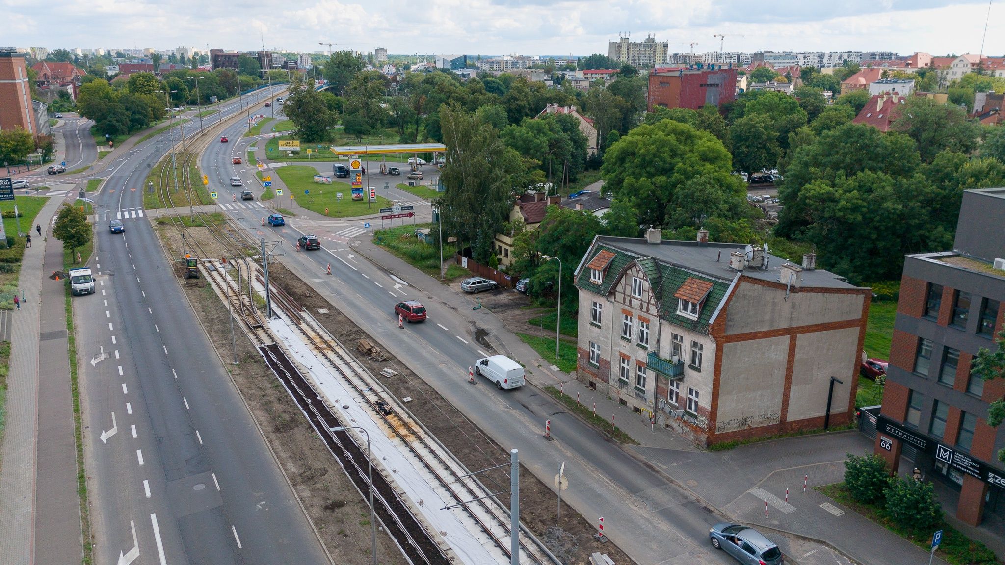 Trwają prace na torowisku na ul. Kościuszki
