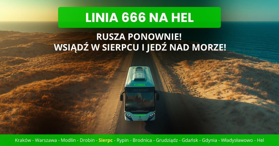 Linia 666 przejedzie przez Sierpc 