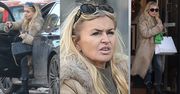 Monika Olejnik z torebką za 22 TYSIĄCE ZŁOTYCH wysiada z BMW za 350 tysięcy i mknie na shopping (ZDJĘCIA)
