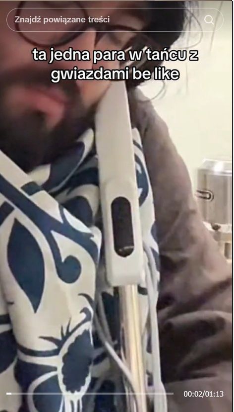 Tiktoker sparodiował Agnieszkę Kaczorowską i Marcina Rogacewicza